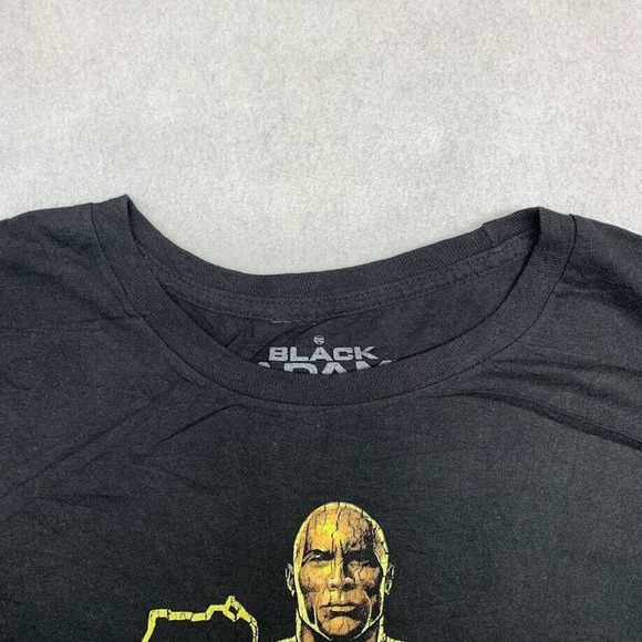 Black Adam Movie Graphic Tee Thrifted Vintage Style Size 2XL - Picture 7 of 8